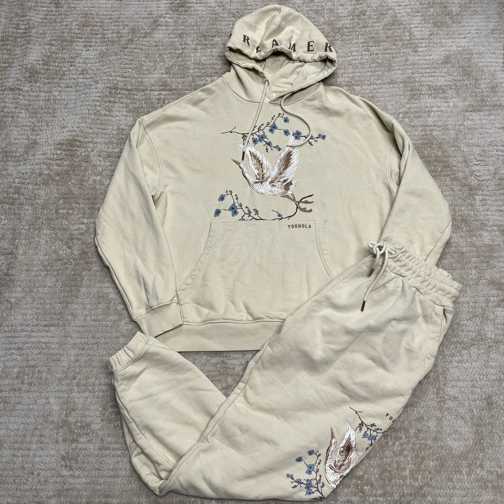 Rare & Sold Out YoungLA "Dreamer" Heavyweight Cotton Matching Set Size large